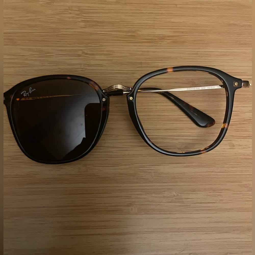 Ray-Ban Erika Classic Black and Tortoise Glasses